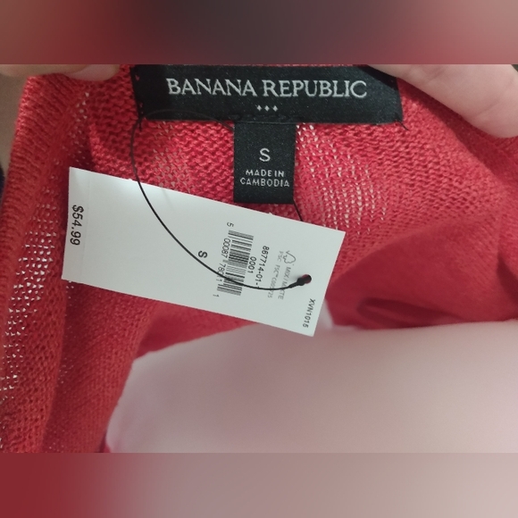 NWT banana Republic woman's size small red tank top - Picture 4 of 4